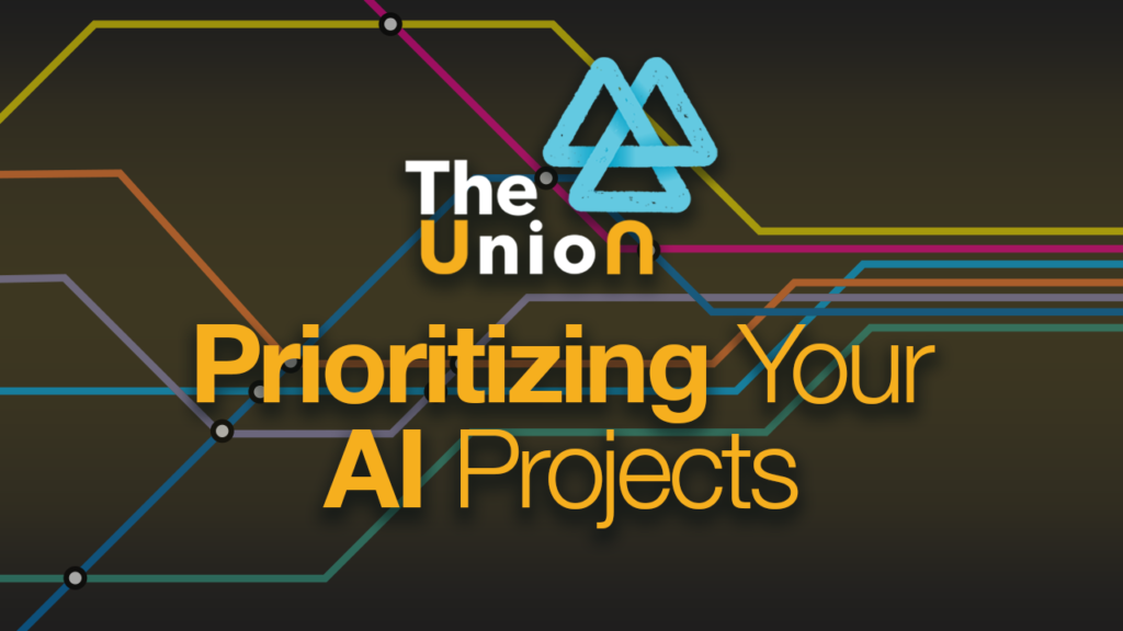 graphic on prioritizing your AI projects